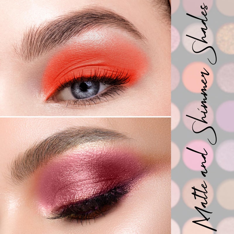Profusion Cosmetics Mirage 35 Shade Eyeshadow Palette â€“ Ultra-Pigmented Powder in Bright, Vibrant Colors for Stunning Eye Looks, Skin-Friendly, Vegan & Cruelty-Free Makeup - Image 2